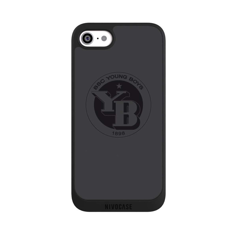iPhone SE 2020 NIVOpure BSC YB Logo Grey