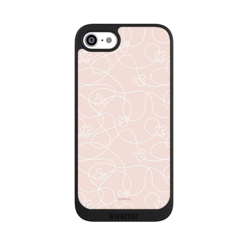 iPhone SE 2020 NIVOpure Motif Micky Line Art rose