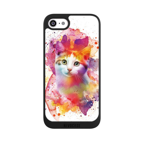 Apple iPhone SE (2020) NIVOpure Happy Kitty White