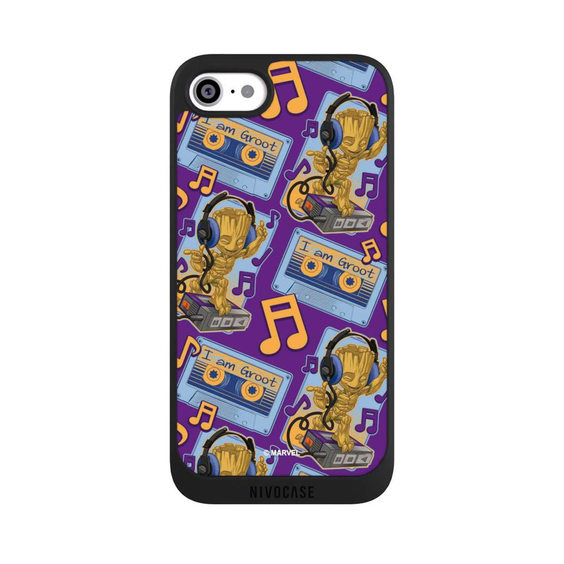 iPhone SE 2020 NIVOpure Groot Comic Headphones Guardians of the Galaxy