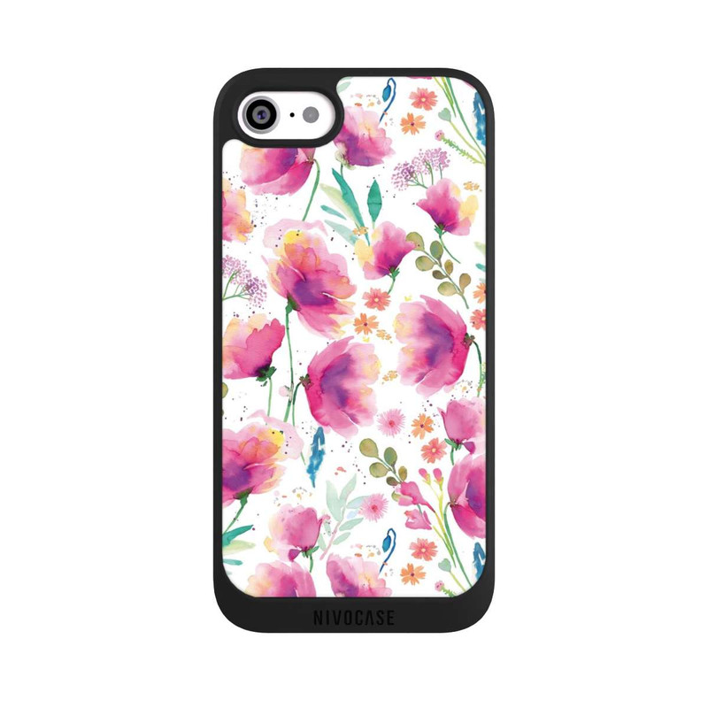 iPhone SE 2020 NIVOpure Watercolor Abstract Poppies