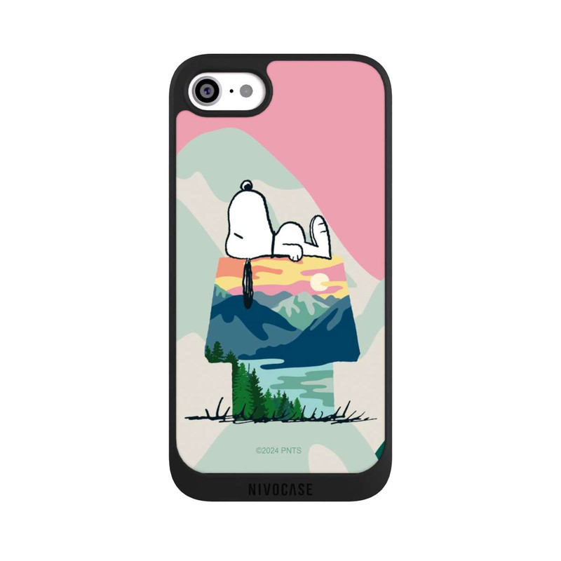 iPhone SE 2020 NIVOpure Snoopy à l'extérieur