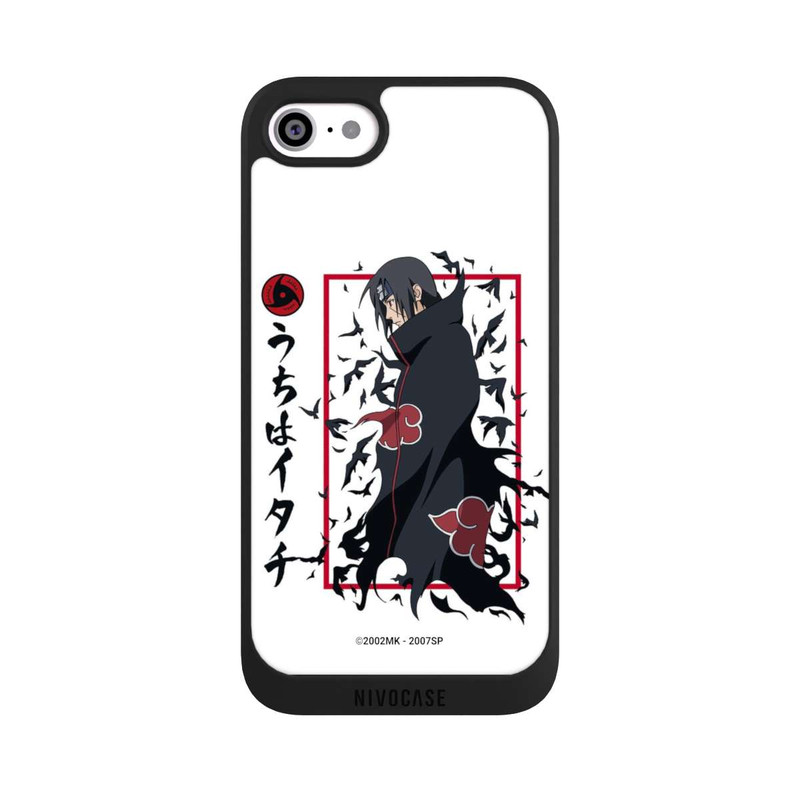 iPhone SE 2020 NIVOpure Itachi Krähen Weiß
