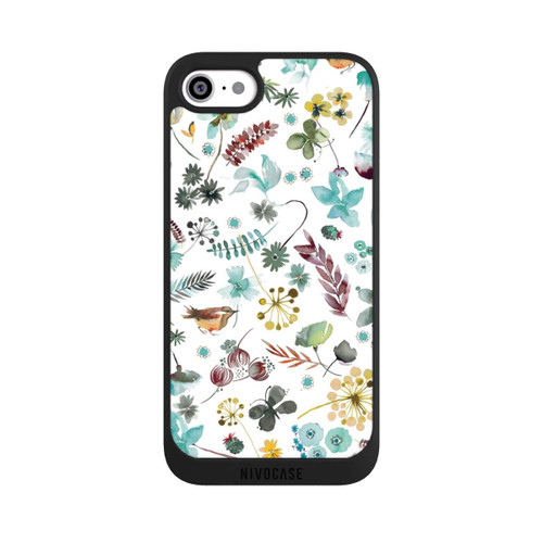 Apple iPhone SE (2020) NIVOpure Papillon botanique Nature Bleu