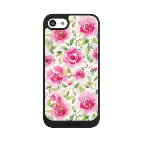 Apple iPhone SE (2020) NIVOpure Aquarelle de roses fraîches