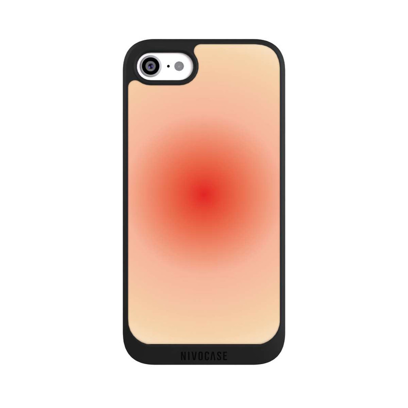 iPhone SE 2020 NIVOpure Aura orange circle