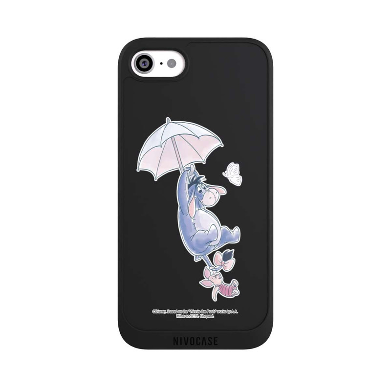 iPhone SE 2020 NIVOpure Winnie Pooh Eeyeore Find Happiness Transparent