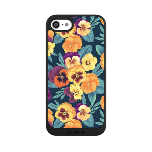 Apple iPhone SE (2020) NIVOpure Pansies on Navy