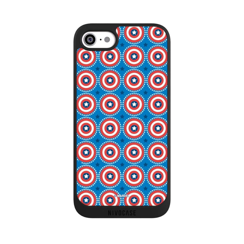 iPhone SE 2020 NIVOpure Captain American Shield Pattern