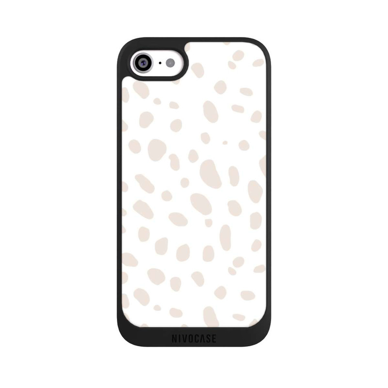 iPhone SE 2020 NIVOpure Tigermuster Beige Weiß 