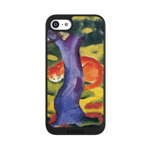 Apple iPhone SE (2020) NIVOpure Cat Behind Tree by Franz Marc