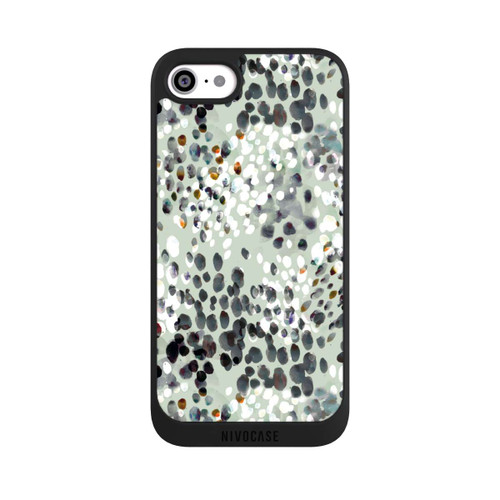 Apple iPhone SE (2020) NIVOpure Modern Splash Pattern on Green
