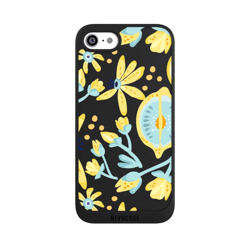 iPhone SE 2020 NIVOpure Lemon Summer Pattern Transparent Yellow