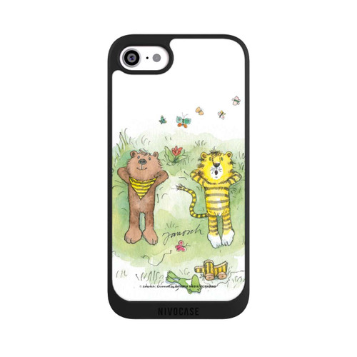 Apple iPhone SE (2020) NIVOpure Bär und Tiger Blumenwiese