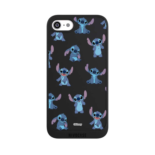 Apple iPhone SE (2020) NIVOpure Stitch Faces Pattern Transparent