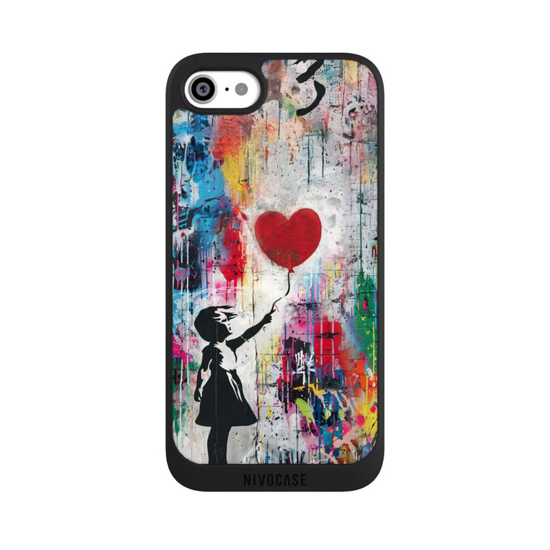 iPhone SE 2020 NIVOpure Balloon Girl Colorful