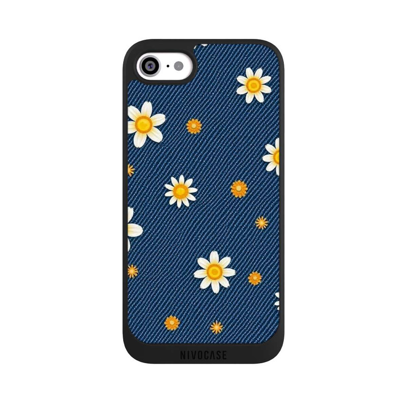 iPhone SE 2020 NIVOpure Jeans Flowers with AI
