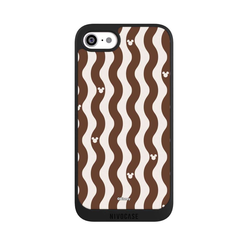 iPhone SE 2020 NIVOpure Mickey Mouse Brown Pattern Waves