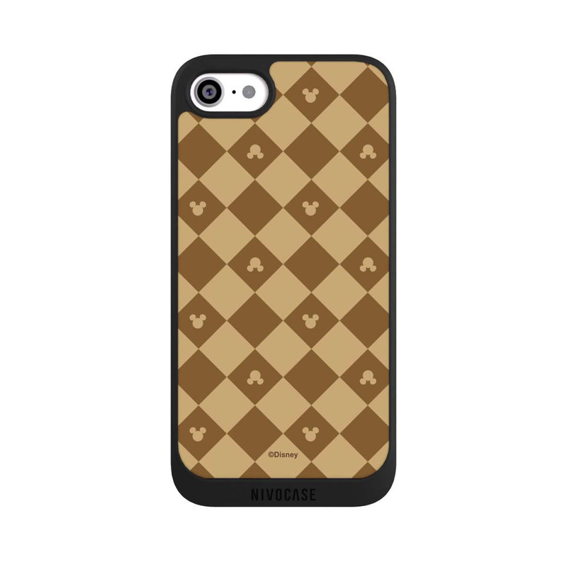 iPhone SE 2020 NIVOpure Mickey Pattern Beige Brown