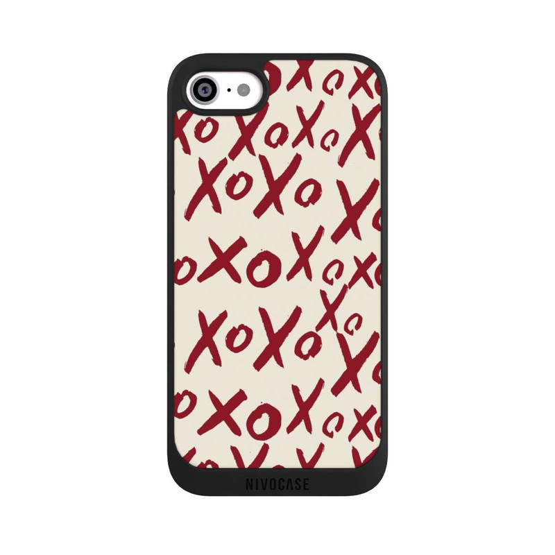 iPhone SE 2020 NIVOpure XOXO Love Pattern Beige