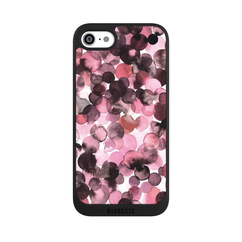 iPhone SE 2020 NIVOpure Purple Dots Watercolor