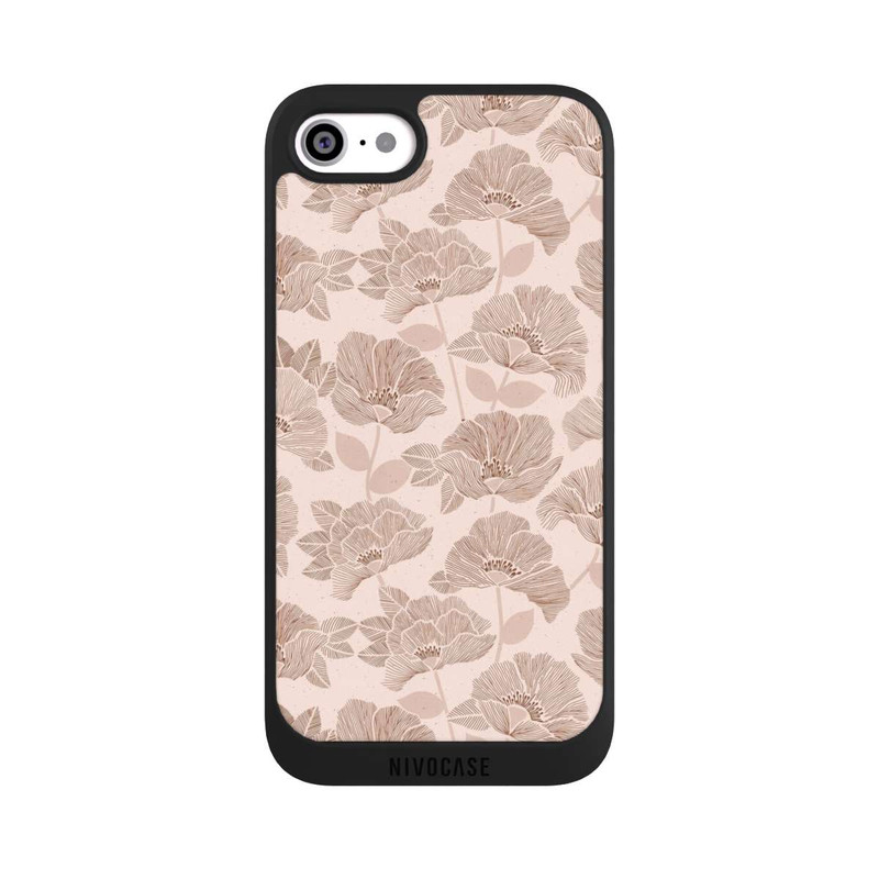 iPhone SE 2020 NIVOpure Brown Floral Block