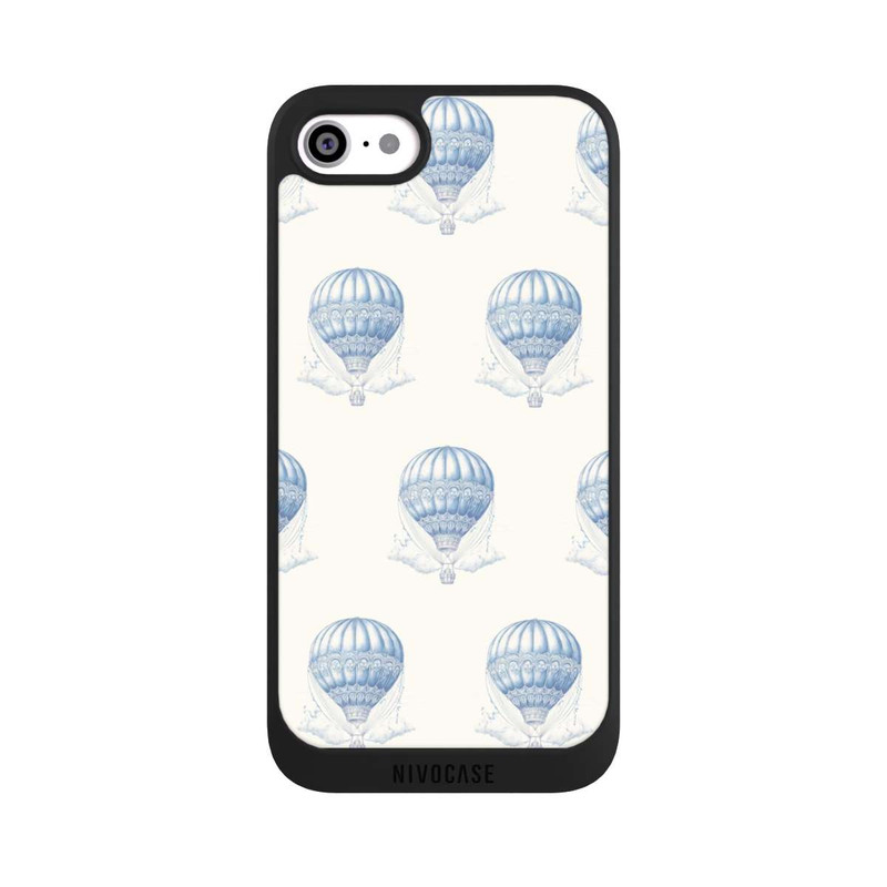 iPhone SE 2020 NIVOpure Balloon Pattern Girl Toile de Jouy with AI