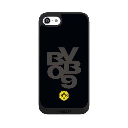 Apple iPhone SE (2020) NIVOpure BVB09 Grau Schwarz