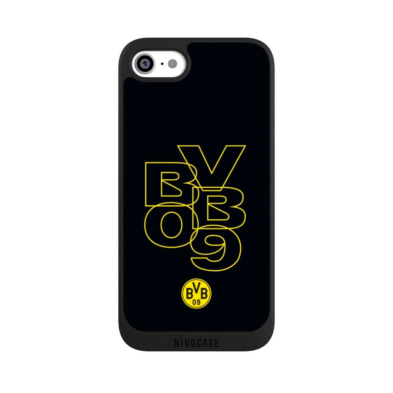 iPhone SE 2020 NIVOpure BVB09 Gelb Schwarz