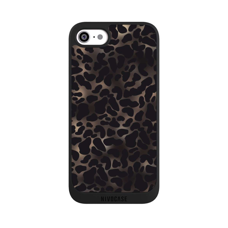iPhone SE 2020 NIVOpure Leo-Muster dunkel