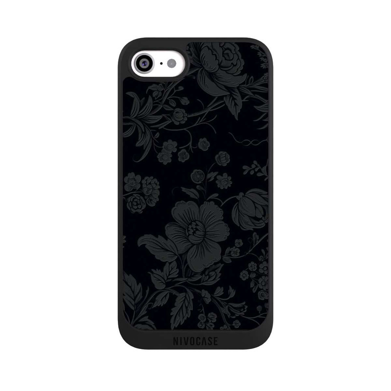 iPhone SE 2020 NIVOpure Dunkle Blumen Vintageoptik