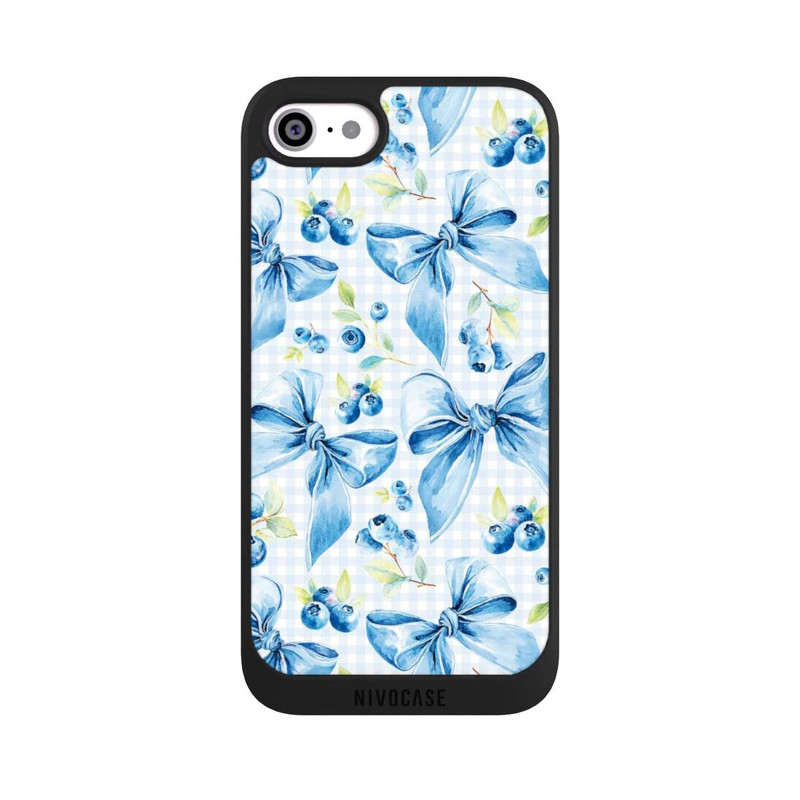 iPhone SE 2020 NIVOpure Blue Bows and Blueberries with AI