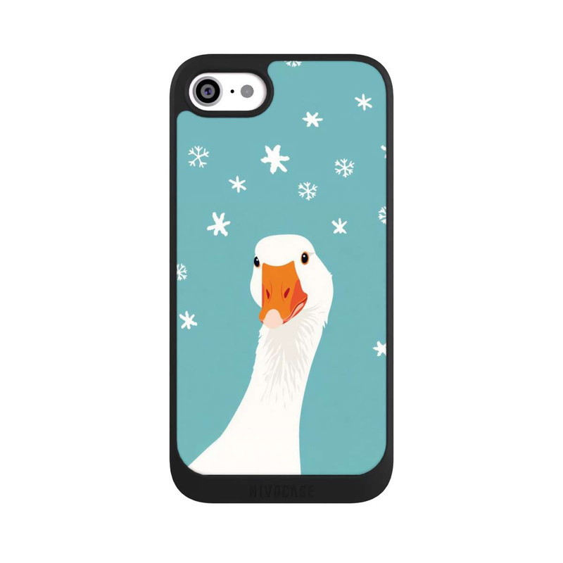 iPhone SE 2020 NIVOpure Funny Goose Stars Blue with AI