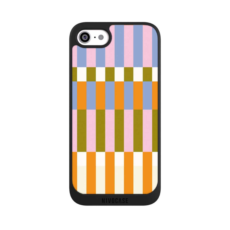 iPhone SE 2020 NIVOpure Bold Checked colorful Theme