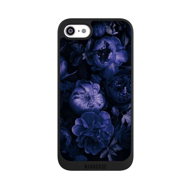 iPhone SE 2020 NIVOpure Victorian Grandeur Large Flowers Purple Mit KI