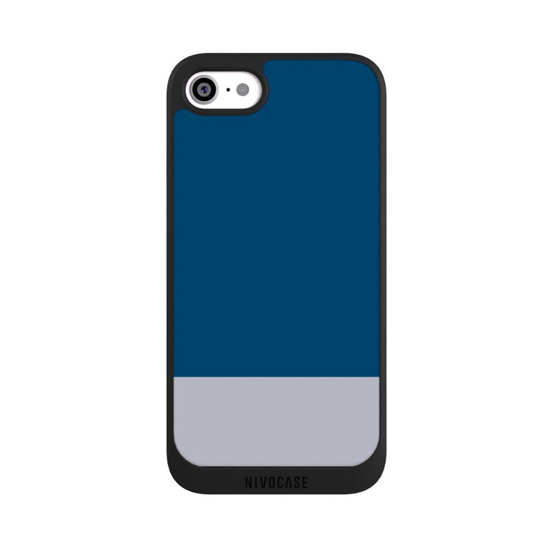 iPhone SE 2020 NIVOpure Dark Blue and Grey Color Combination