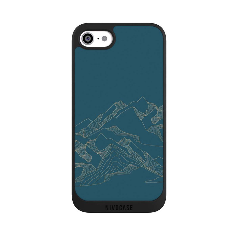 iPhone SE 2020 NIVOpure Landscape Mountains Blue