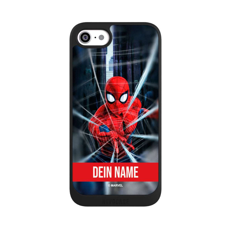 iPhone SE 2020 NIVOpure Spiderman Webs in Action customisable