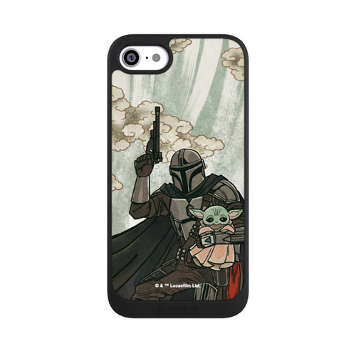 Apple iPhone SE (2020) NIVOpure Mandalorian and Child style japonais