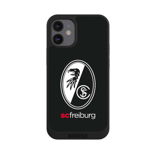 Apple iPhone 12 mini NIVOpure SC Freiburg Wappen Schwarz