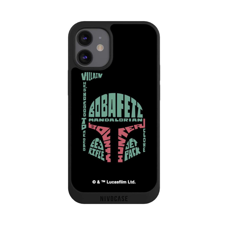 iPhone 12 mini NIVOpure Boba Fett Typo Grafisch