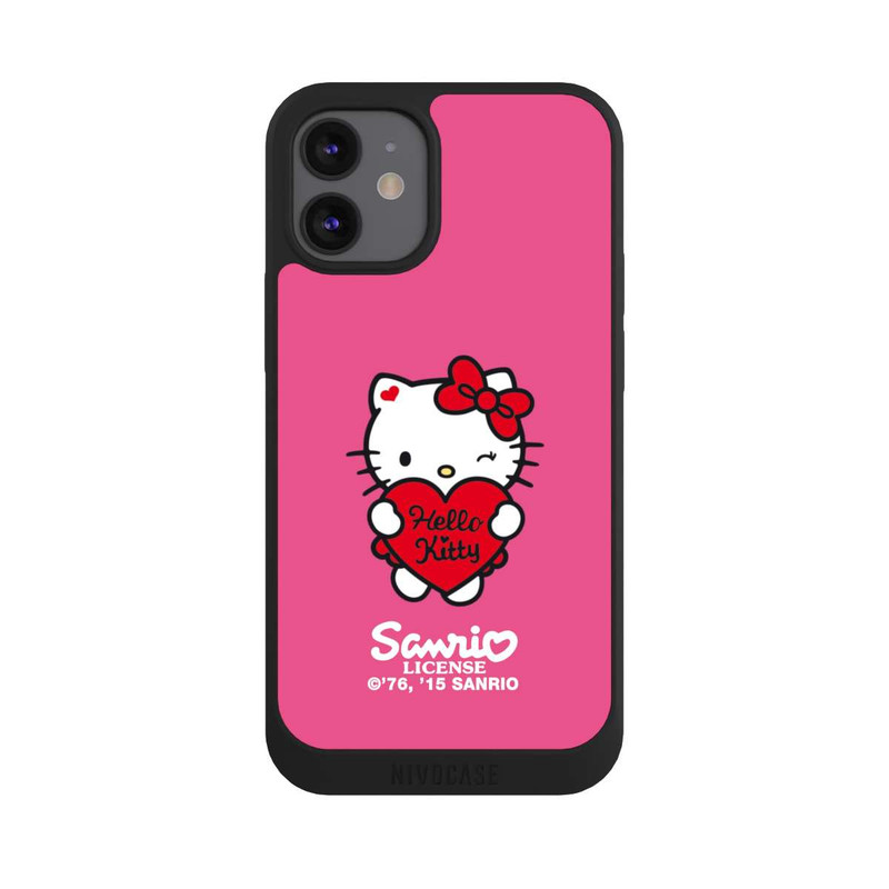 iPhone 12 mini NIVOpure Hello Kitty - Coeur tendre