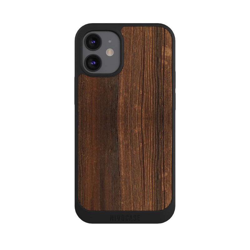 iPhone 12 mini NIVOpure Walnut Wood Look