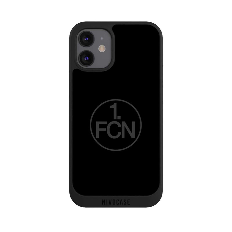 iPhone 12 mini NIVOpure Schwarz Schlicht FCN