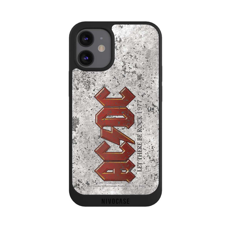 iPhone 12 mini NIVOpure ACDC Let There Be Rock Gris