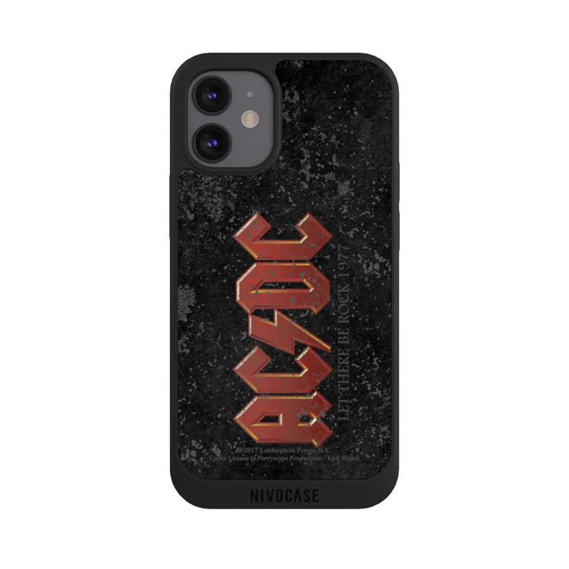 iPhone 12 mini NIVOpure ACDC Let There Be Rock Anthracite