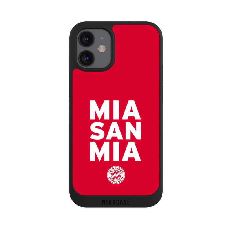 iPhone 12 mini NIVOpure Mia San Mia FCB red
