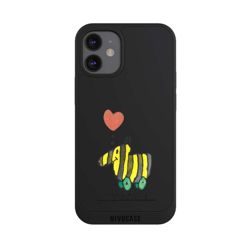Apple iPhone 12 mini NIVOpure Tigerente Herz transparent
