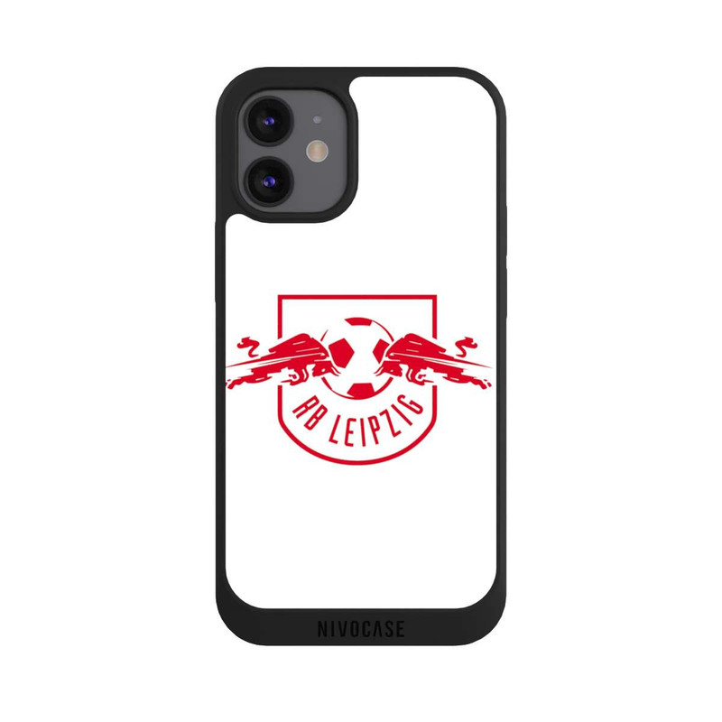 iPhone 12 mini NIVOpure Rotes RB Leipzig Logo auf Weiß