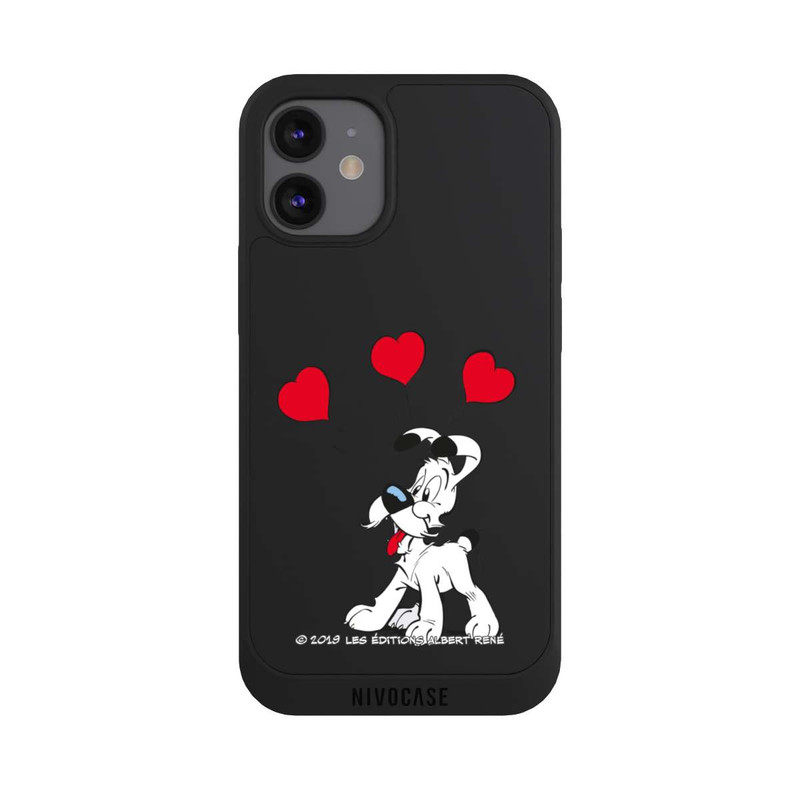 iPhone 12 mini NIVOpure Liebe Idefix Transparent